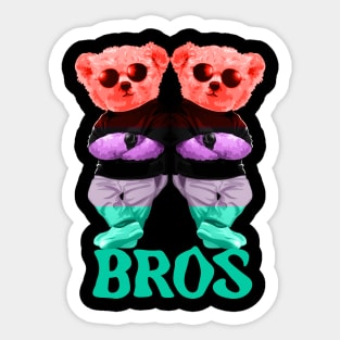 Teddy Bear Bros Sticker